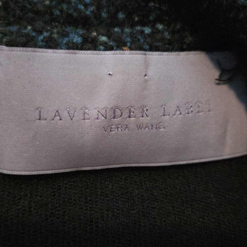 Vera Wang Lavender Label Sheath Tweed Dress with Notched Collar - Picture 5 of 11